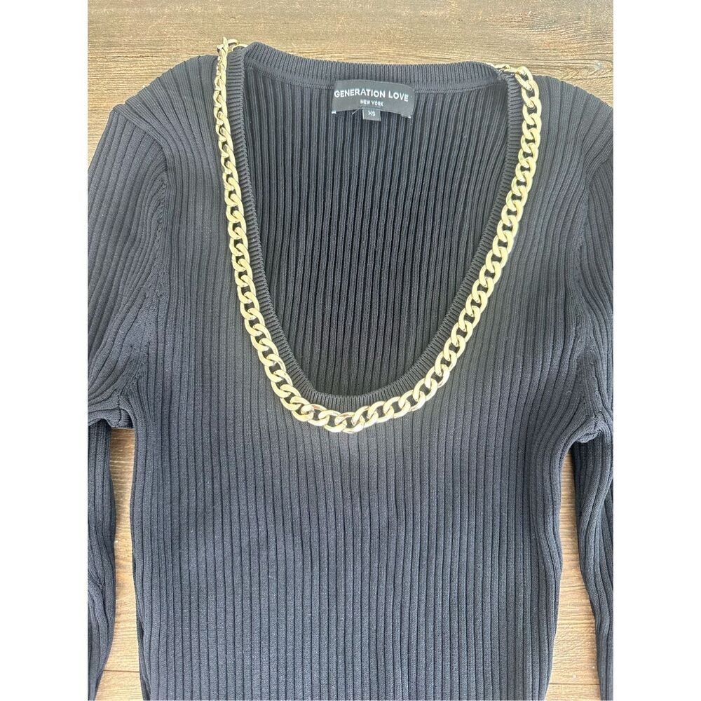 NWOT- Generation Love Dolly Chain Sweater Dress, size XS - Picture 3 of 6